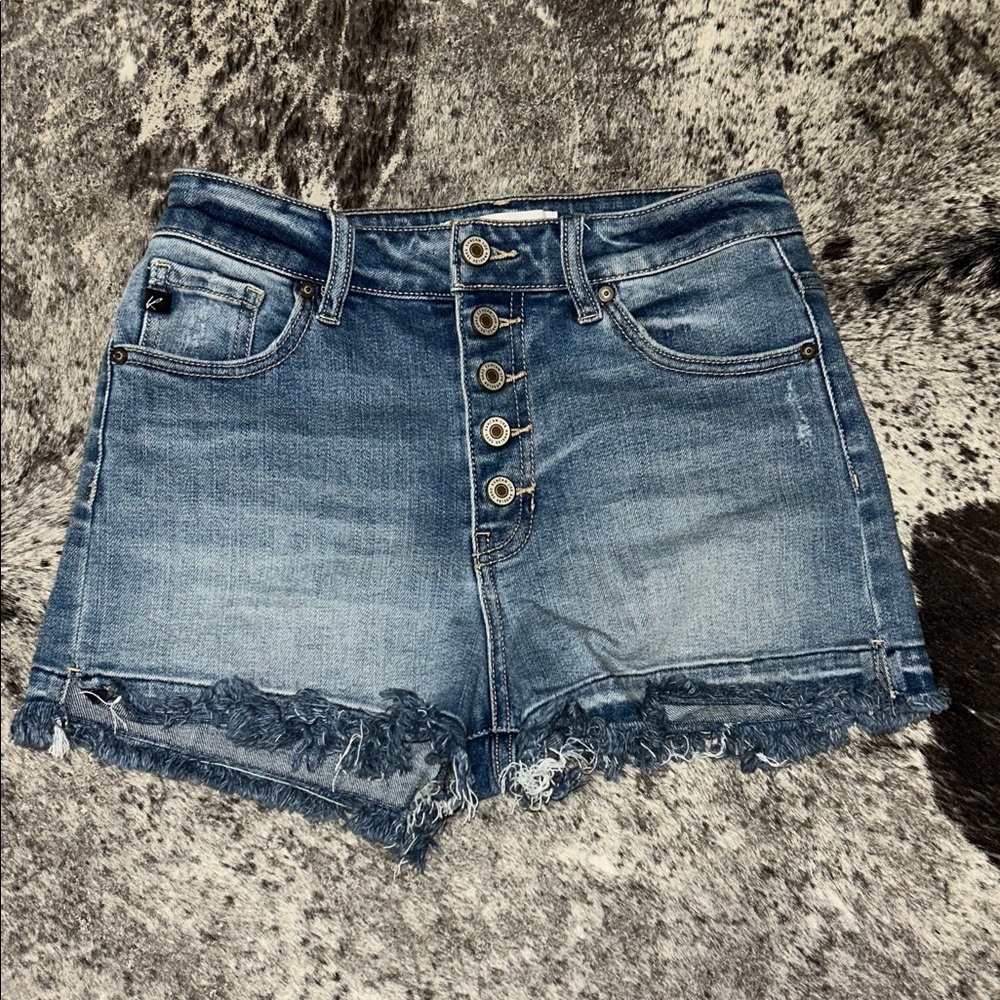 Kancan Denim Blue Women's Shorts
